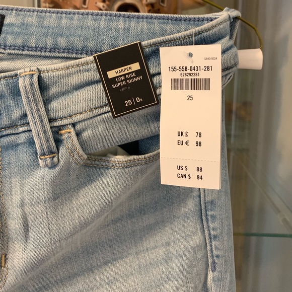 COPY - A&F Women’s Harper LOW RISE SUPER SKINNY J… - Picture 3 of 4